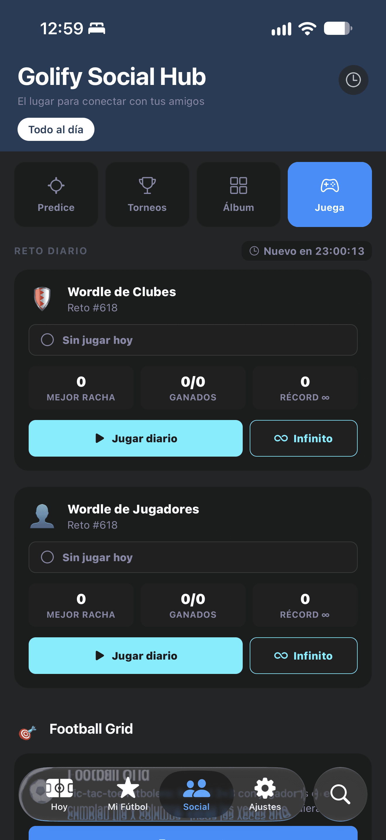 El fútbol se vive en grupo